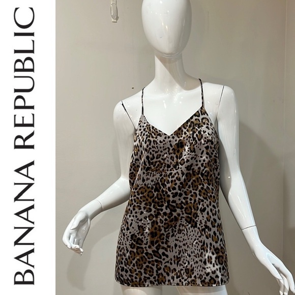 Banana Republic Tops - New Banana Republic Leopard Print Cami Shell Top